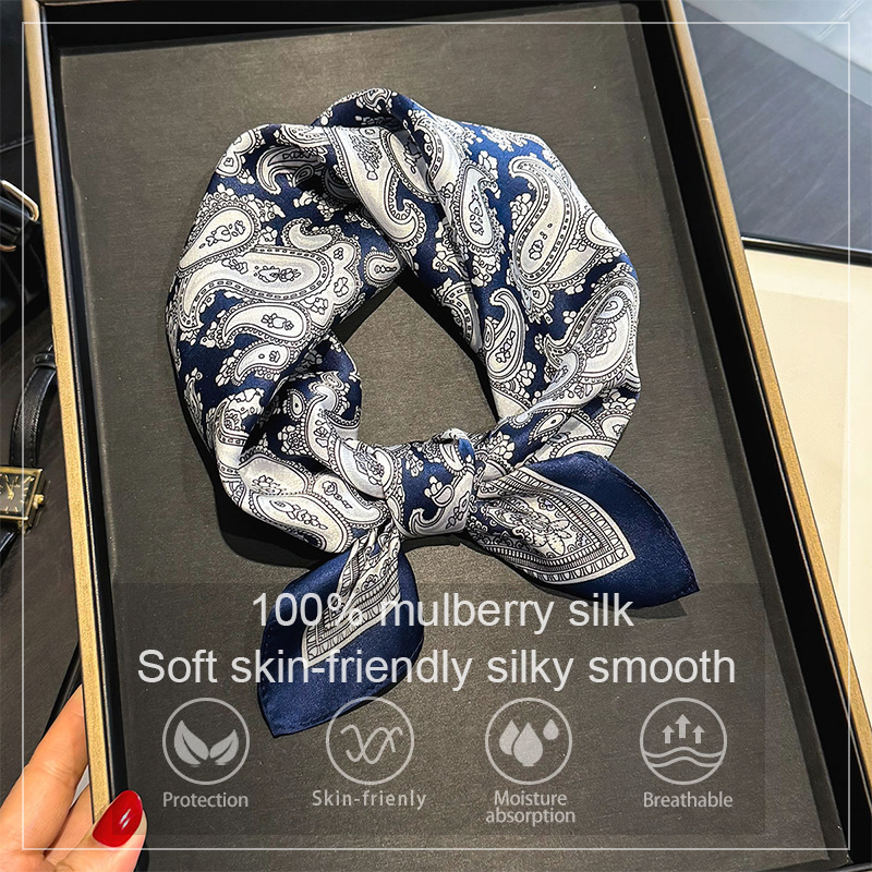 Face Scarf Mask - Роскошный шарф из 100% тутового шелка,