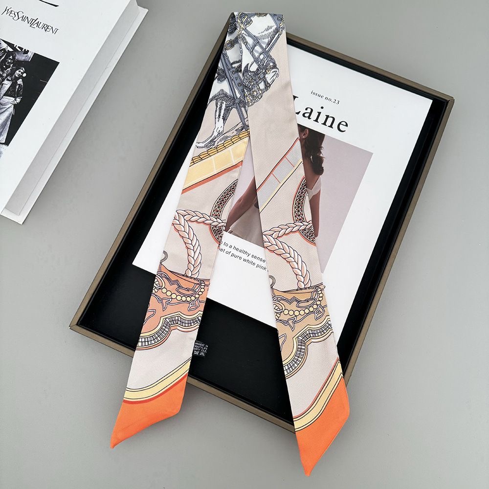 Face Scarf Mask - Новый длинный шарф-седло, имитация шелковой повязки