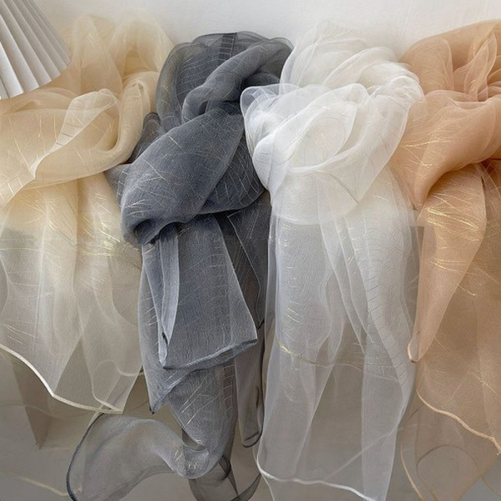 Stole Wedding Shawl - Элегантный шарф-накидка из искусственного шелка для