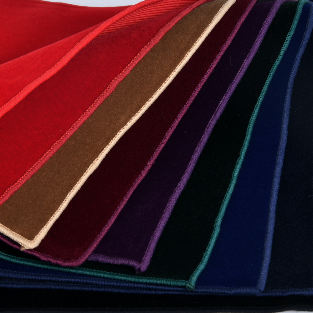 Pocket Square Set - Мужской бархатный платок-паше 23 см, однотонный,