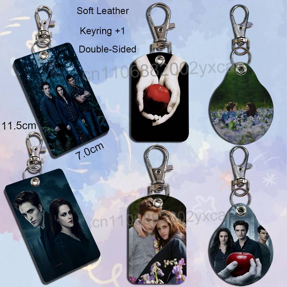 Lanyard Badge Holder - Кожаный брелок-держатель для бейджа с лентой