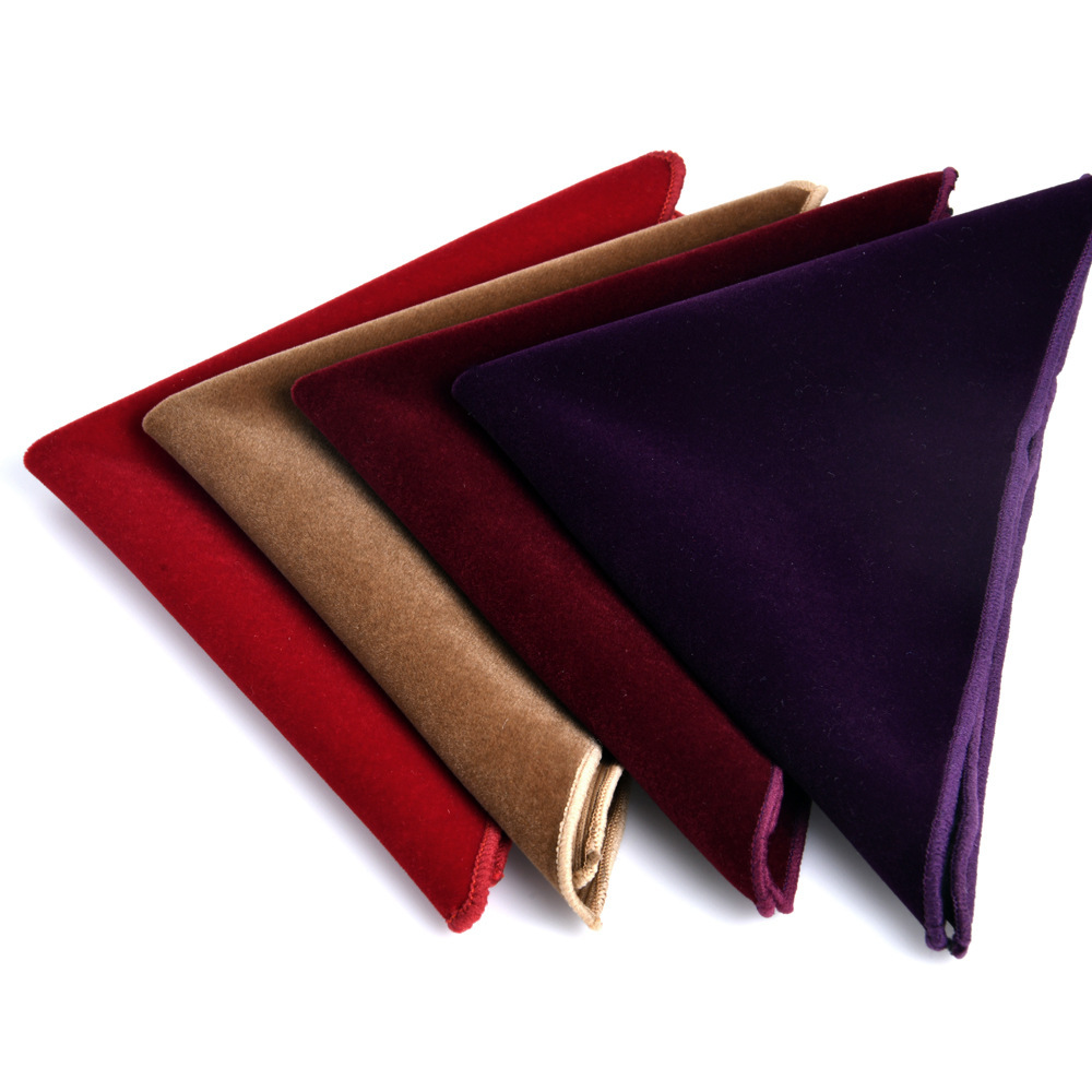 Мужской бархатный платок-паше  – обзор и цена Pocket Square Set