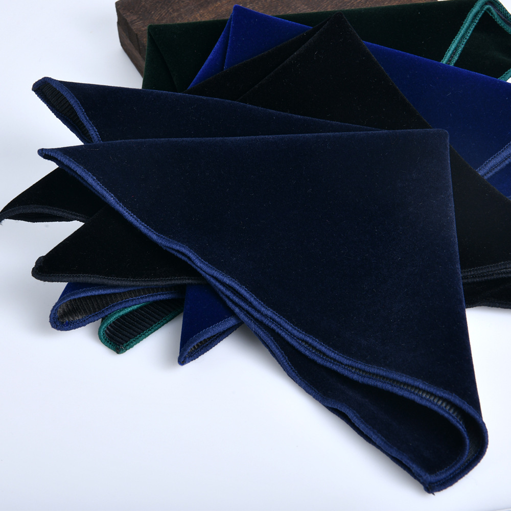 Мужской бархатный платок-паше  – обзор и цена Pocket Square Set