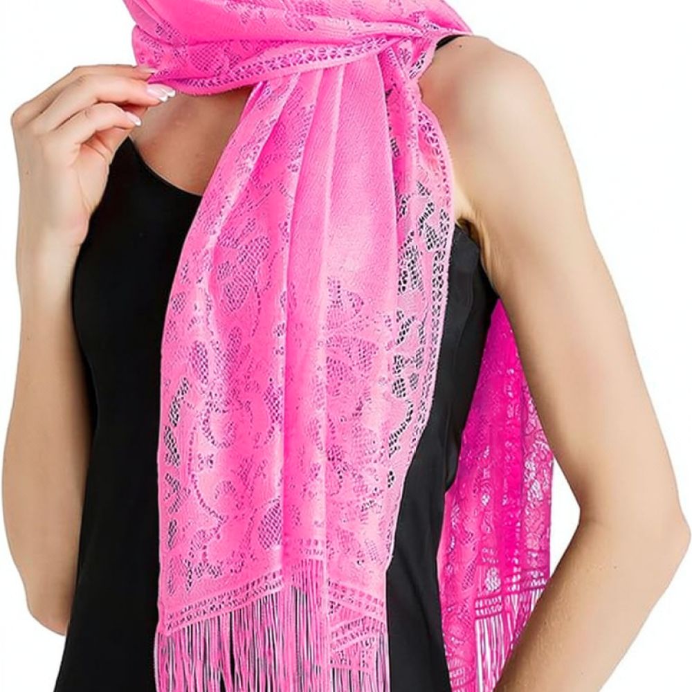 Модная кружевная шаль с цветоч – обзор и цена Stole Wedding Shawl