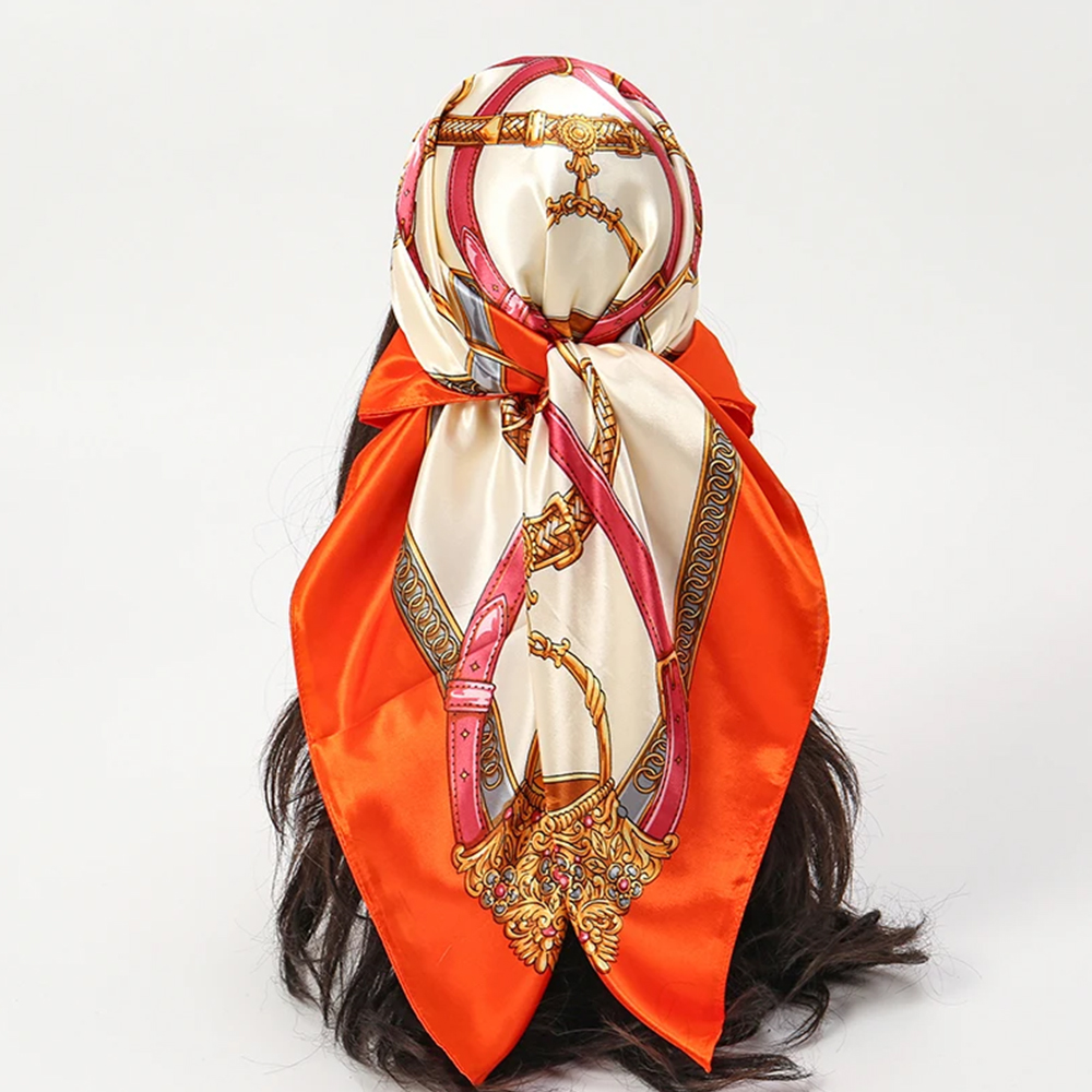 Модные шарфы 90*90 см для женщ – обзор и цена Ascot Neck Scarf
