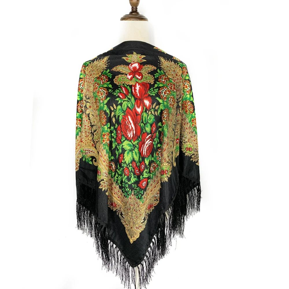 Русский квадратный шарф в этни – обзор и цена Bandana Cotton