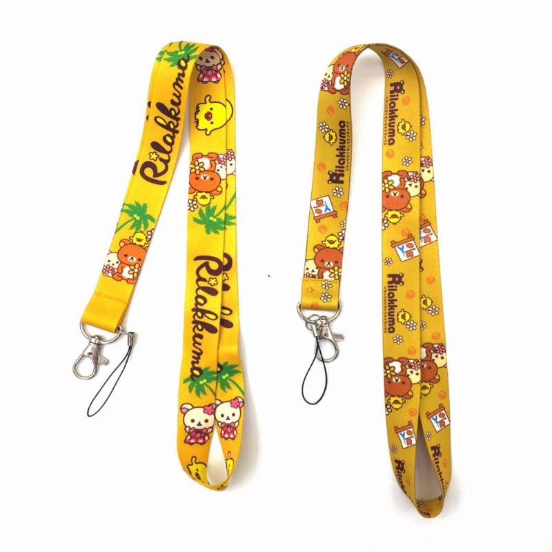 Кавайный аниме-шнурок Рилаккум – обзор и цена Lanyard Badge Holder