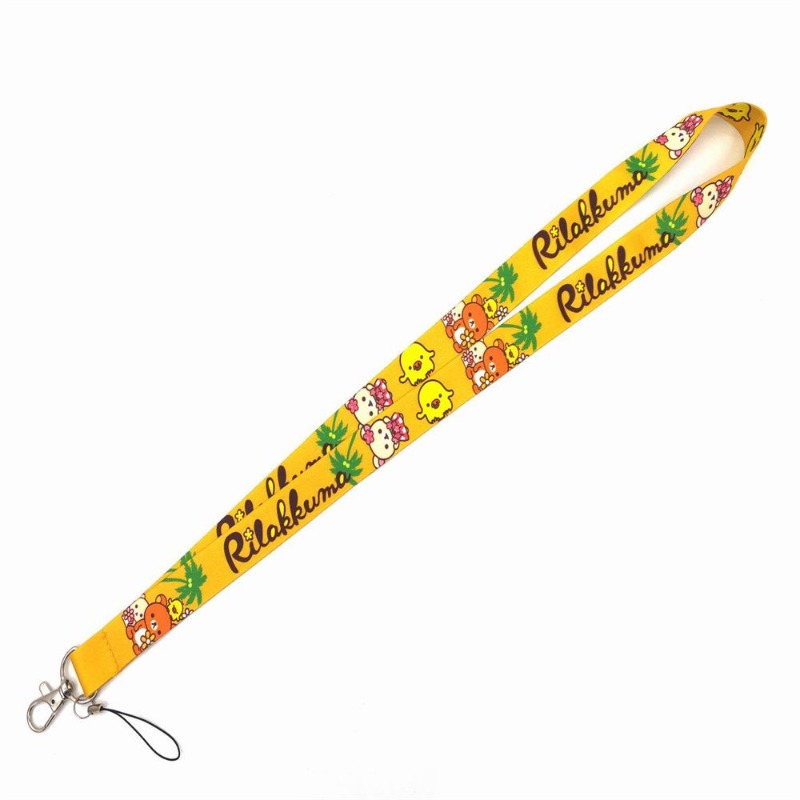 Кавайный аниме-шнурок Рилаккум – обзор и цена Lanyard Badge Holder